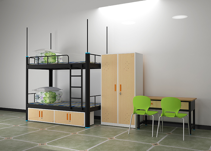 學(xué)生鐵架床多少錢一張？ 一套上下鋪鐵床多少錢？