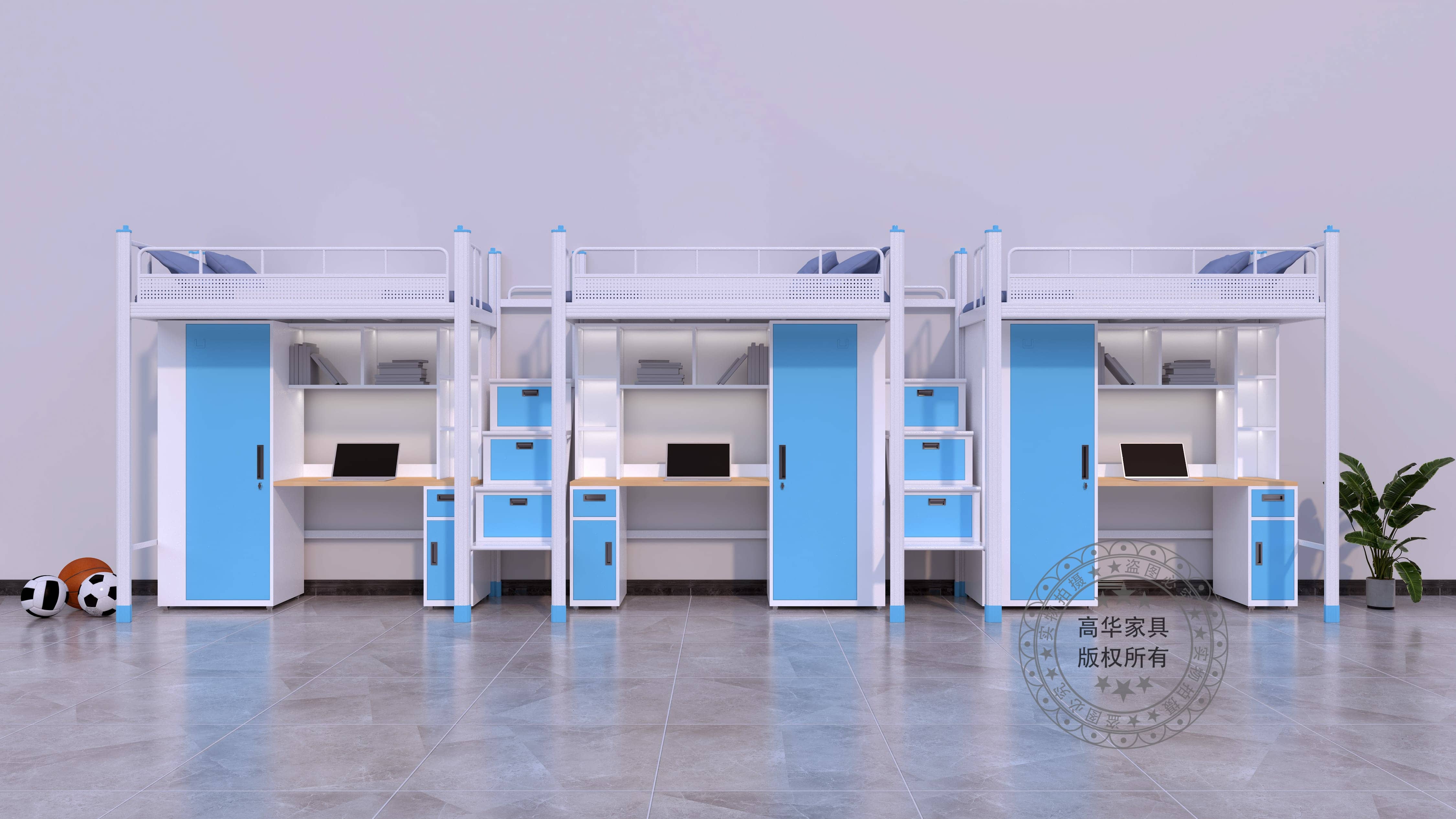 員工宿舍公寓床-GH-G-032