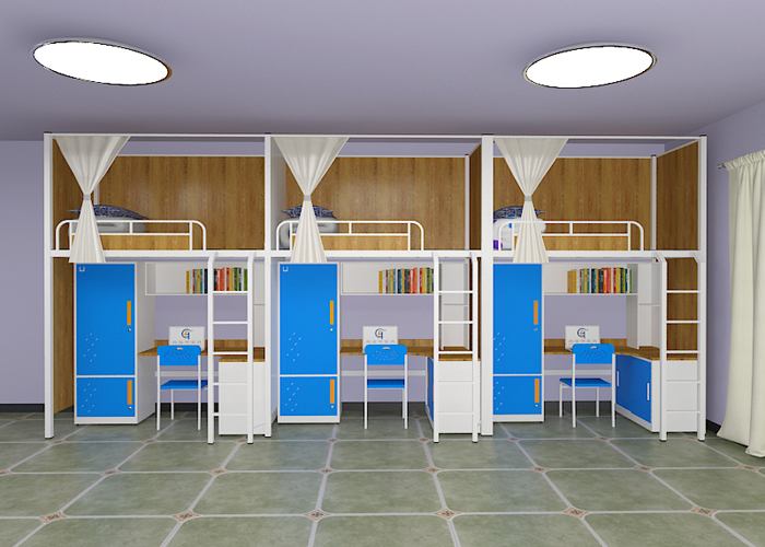 這款學(xué)生宿舍鋼制公寓床設(shè)計(jì)那么時(shí)尚且功能齊全應(yīng)該要好多錢吧？